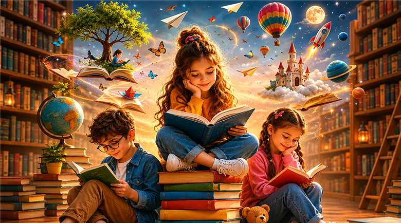 لذت کتاب خواندن را به بچه‌ها بچشانیم